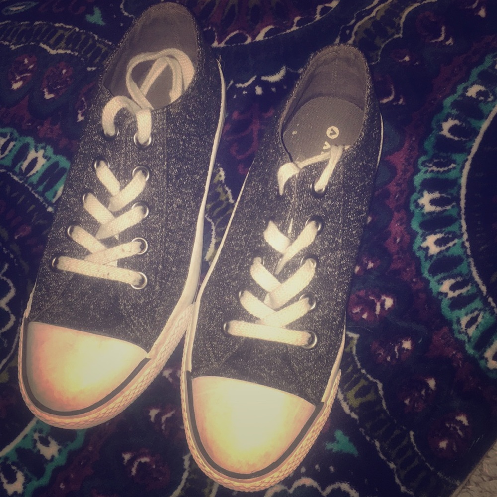 Grey air walk shoes